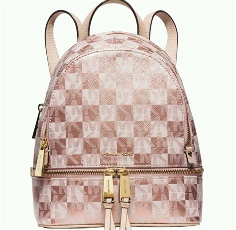 michael kors rosegold|michael kors rose gold backpack.